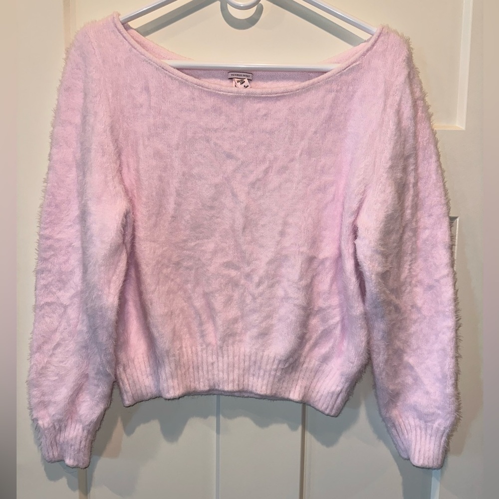 Victorias Secret Adorable Baby Pink Cropped Sweater - Size M